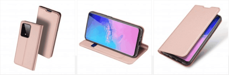 Galaxy S20 series cases officially listed online