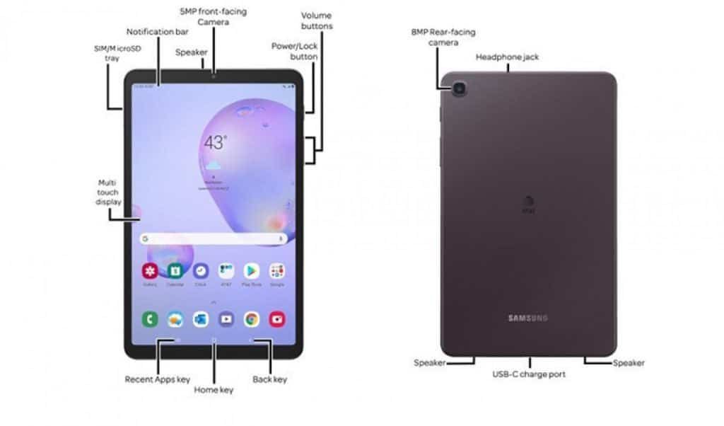 Galaxy Tab A 8.4 (2020) leaks in a new render