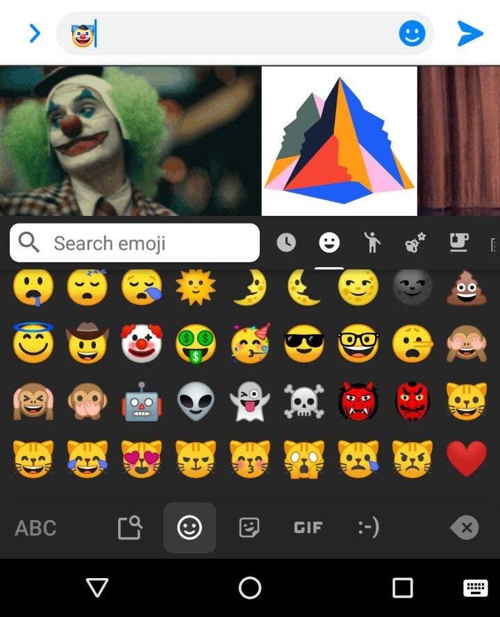 Gboard: Google's Android keyboard suggests suitable GIFs for emojis