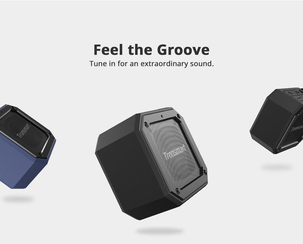 Father's Day sales and Tronsmart audio brand promo on Geekbuying
