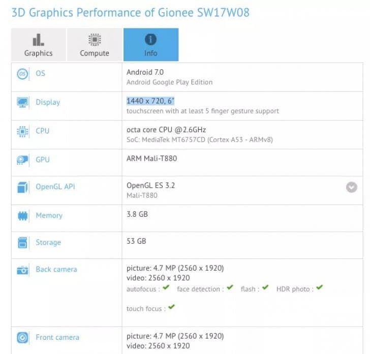 Gionee rumored to be working on their own 18:9 display smartphone