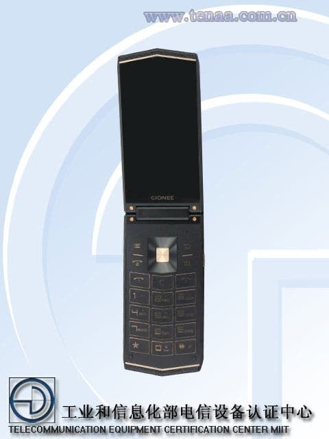 Gionee W919 high-end flip phone appears on TENAA