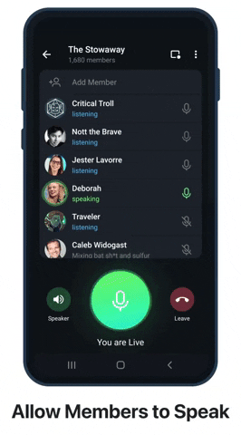 Telegram launched Voice Chat 2.0 to compete with Clubhouse