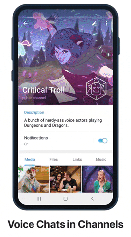 Telegram launched Voice Chat 2.0 to compete with Clubhouse