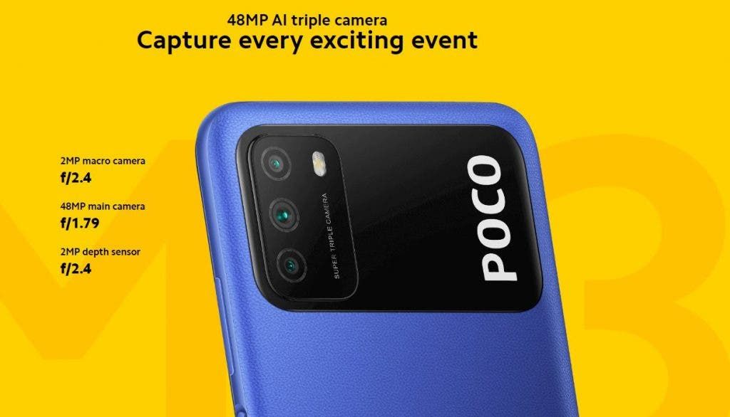 POCO M3 goes official with Snapdragon 662, 6000mAh battery, 48MP camera and $129 price