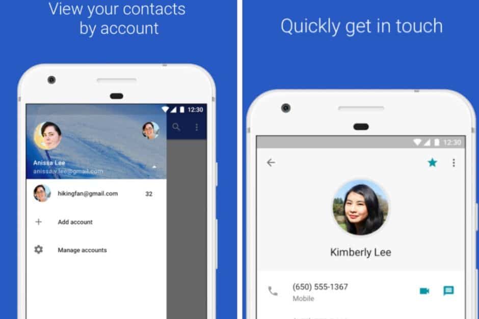 Google Contacts update brings option to sync contacts stored on the phone