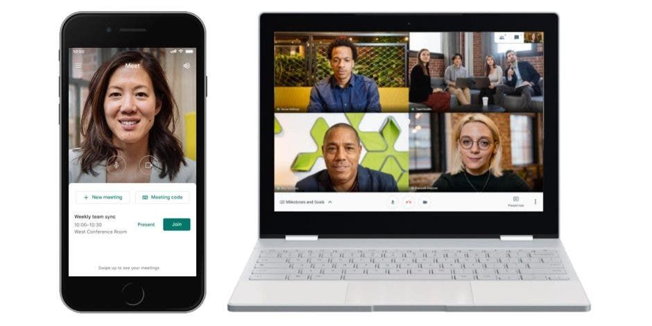 Google Meet app for Android and iOS has received noise canceling feature
