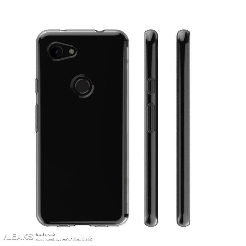 Google Pixel 3 Lite Case Render Leaked Online