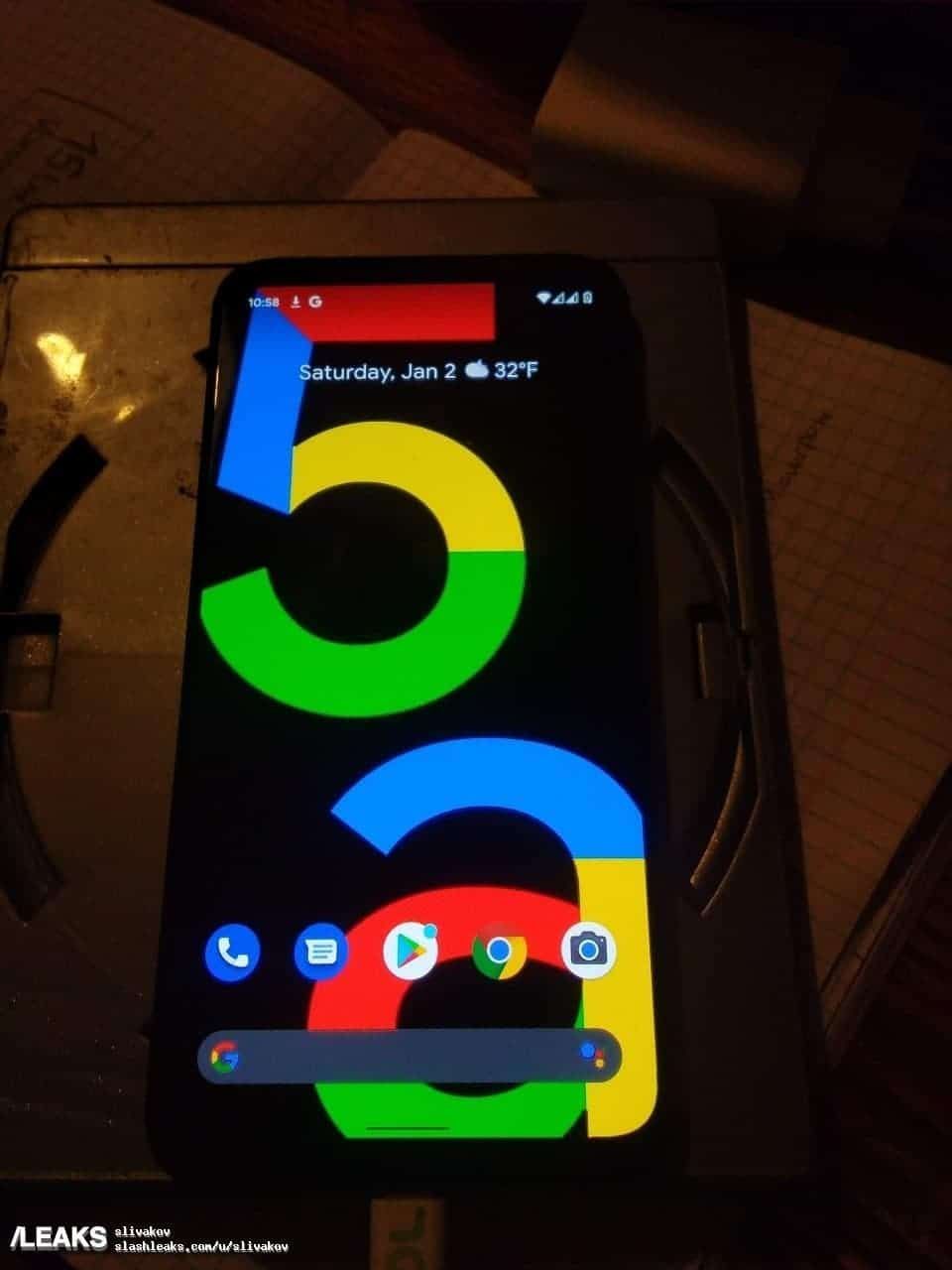 The upcoming Google Pixel 5a has appeared in leaked photos