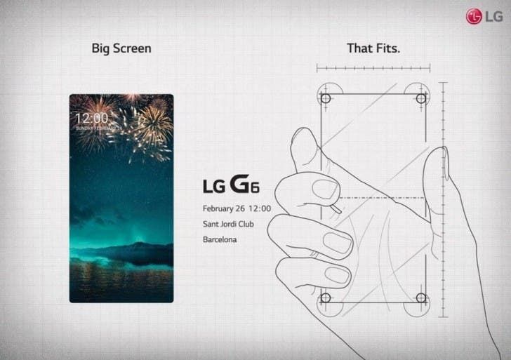 LG sends out MWC event invites, hints at G6 and its display