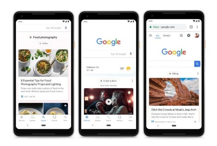 Google Feed converted in Discover, brings enhancements and new features