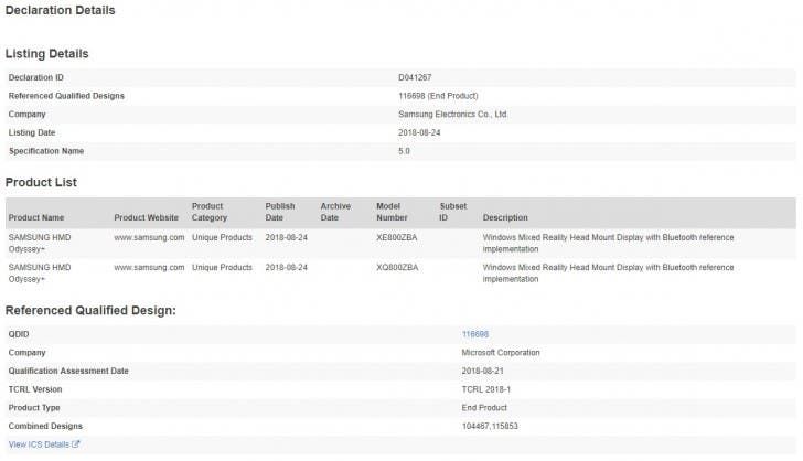 Samsung's upcoming VR headset passes FCC, Bluetooth confirmed