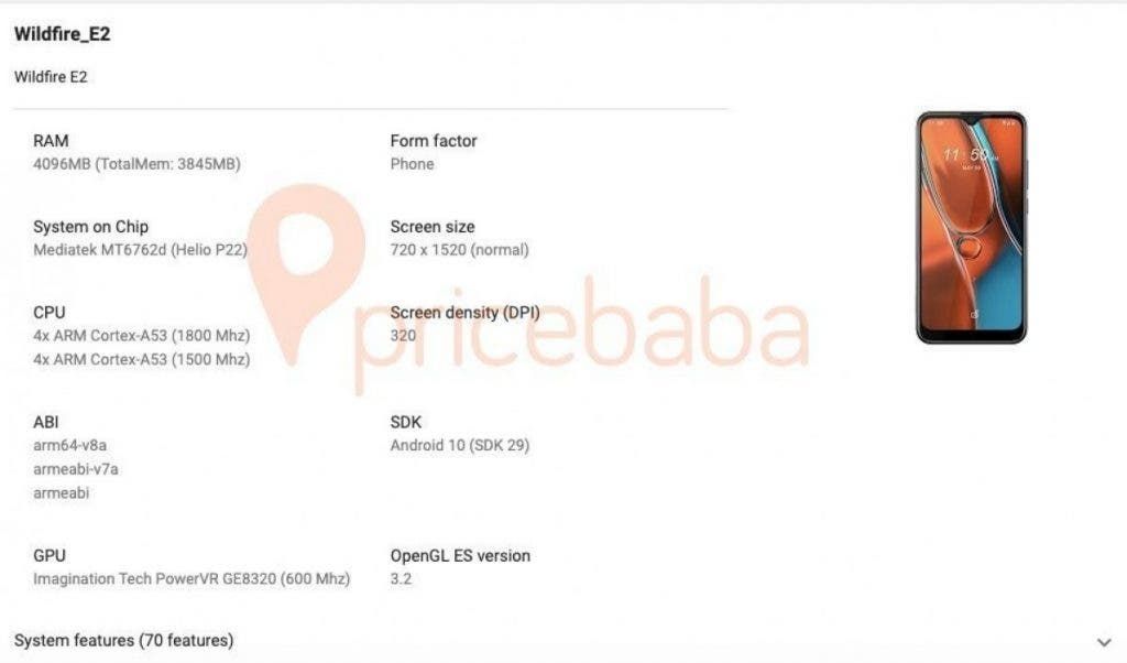HTC Wildfire E2 surfaces on Google Play Console, reveals key specs
