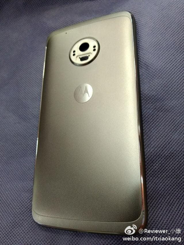 New Moto G5 Plus leaked photo shows rear panel and camera placement