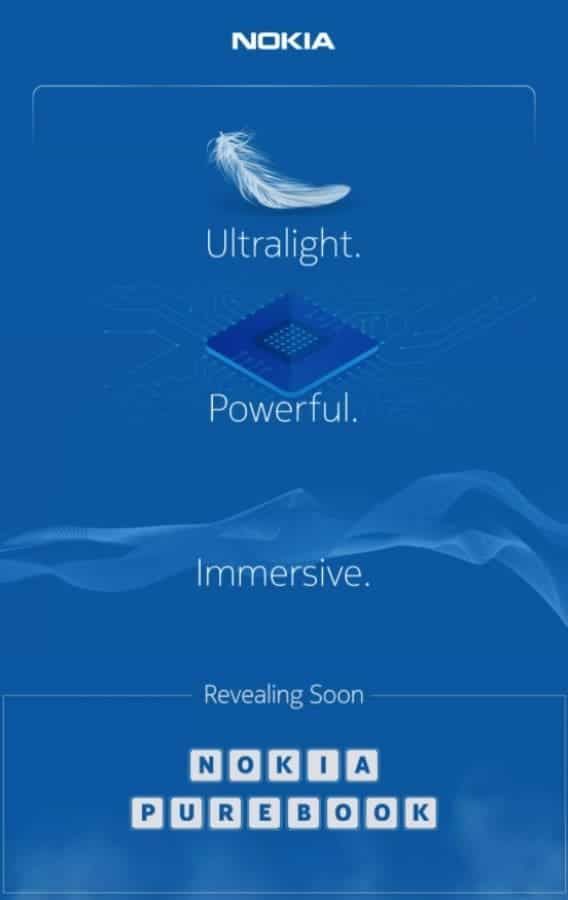 Nokia teases its upcoming Purebook laptop in India, launch happening soon