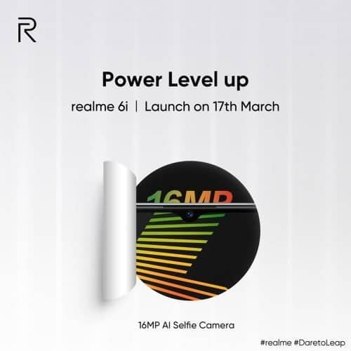 Realme 6i Teaser Images Reveals Key Specs Ahead of the Launch