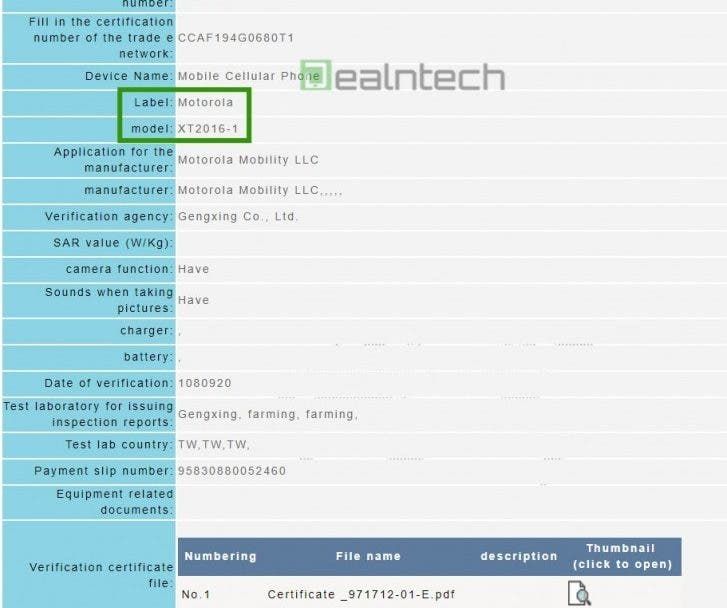 Motorola One Macro Receives NCC Certification, Launch Imminent