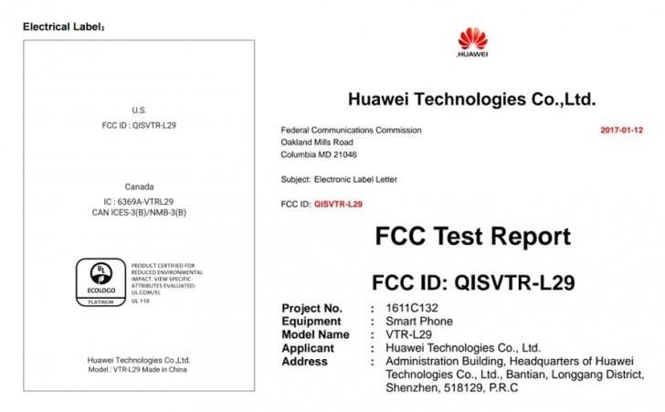Huawei P10 hits FCC for certification, has a 3100 mAh battery