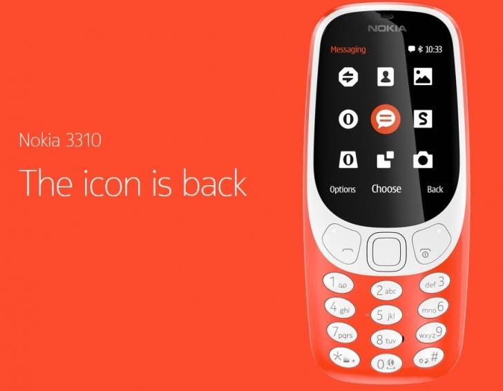 Nokia 3310 is here, with improved design and 31 days of standby time!