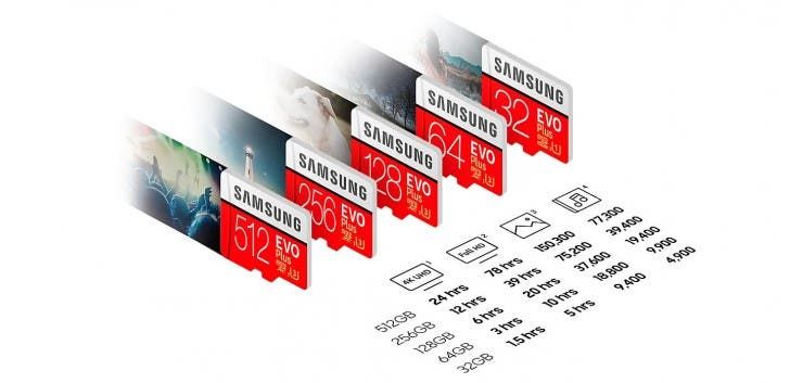 New Samsung 512GB EVO Plus microSD Card Launched at 289€