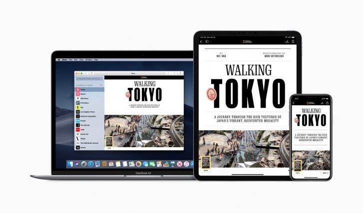 Apple News+ give users 300 publications for $9.99 per month