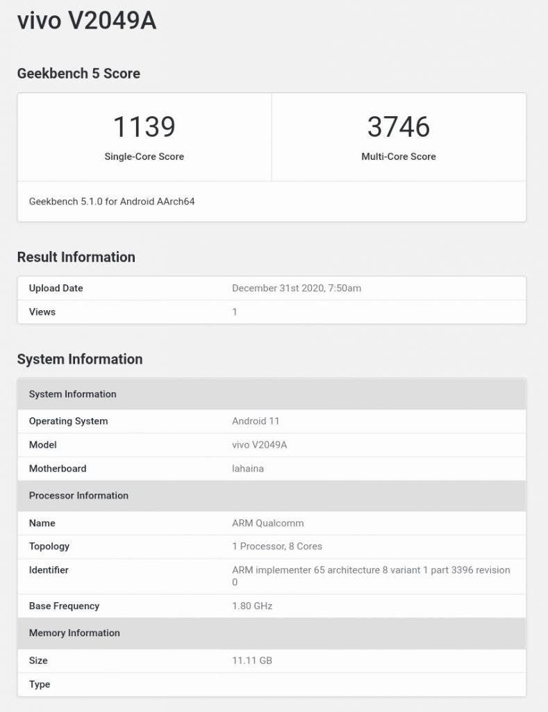 iQOO 7 appears on GeekBench listing, 120W super fast charging in tow!