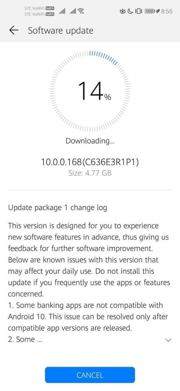 The Huawei Nova 5T begins receiving EMUI 10 based on Android 10