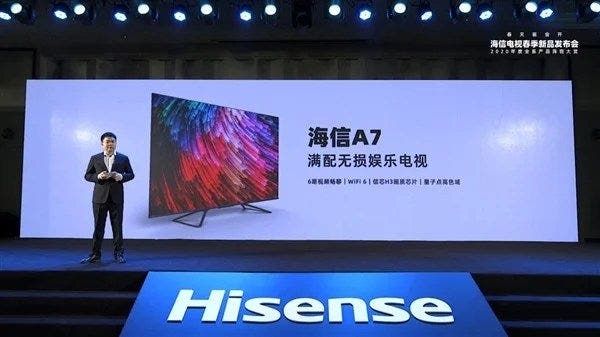 Hisense A7F TV launched in China with Wi-Fi 6 support