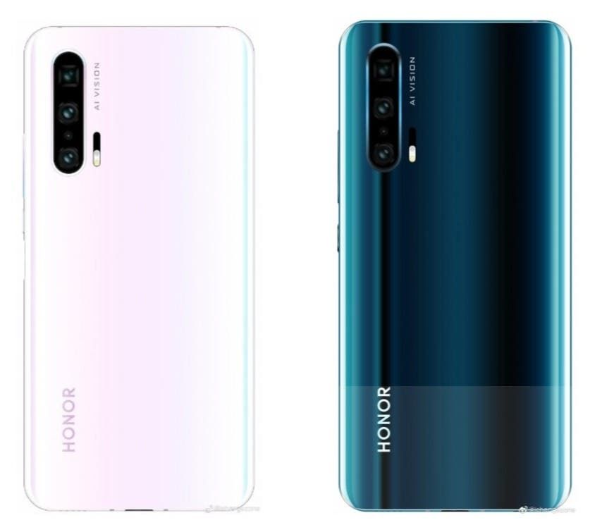 Honor 20 Pro Pink gradient colour leaks, reaffirms quad-camera setup