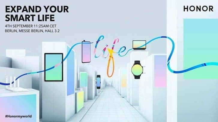 Honor schedules IFA Berlin event for September 4