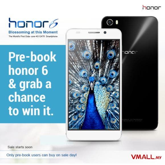 Huawei Honor 6 announced in India, goes on pre-order Malaysia