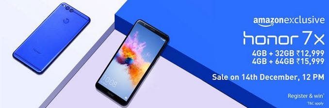 Huawei Honor 7X First Flash Sale Ends Within Seconds