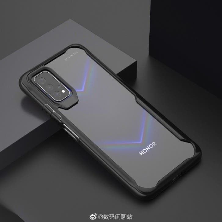 Honor V30 case render shows device's back in all glory