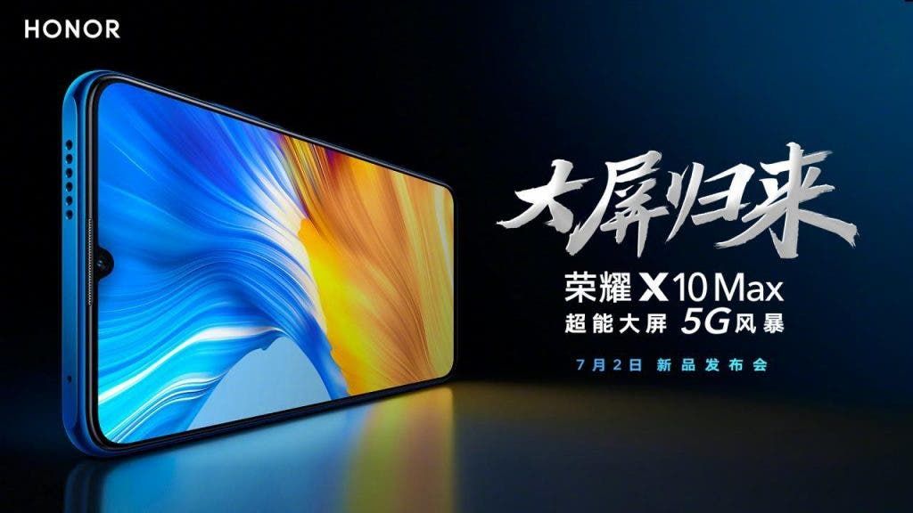 Honor X10 Max with a giant 7.09-inch screen & 5000mAh battery appears on TENAA