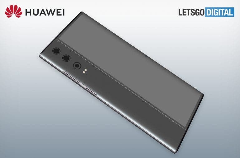 Huawei patent a foldable smartphone that looks like the Mi Mix Alpha