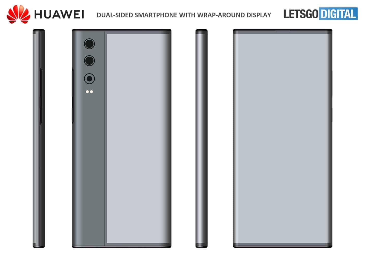 Huawei patent a foldable smartphone that looks like the Mi Mix Alpha