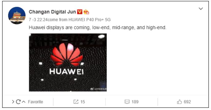 Huawei PC monitors rumoured to be in the pipeline