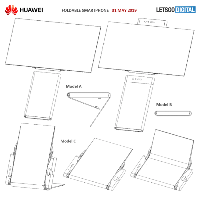 Huawei new patent shows interesting foldable design