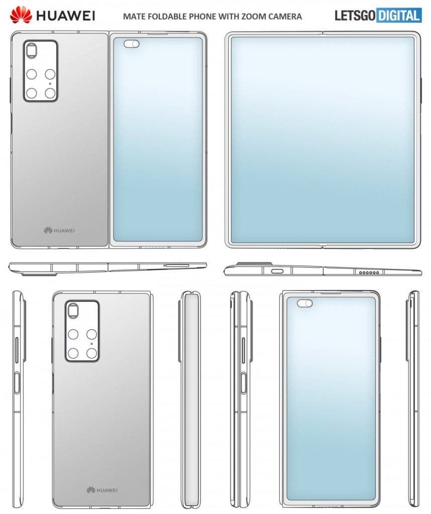 Huawei Mate X2 concept design spotted at CNIPA