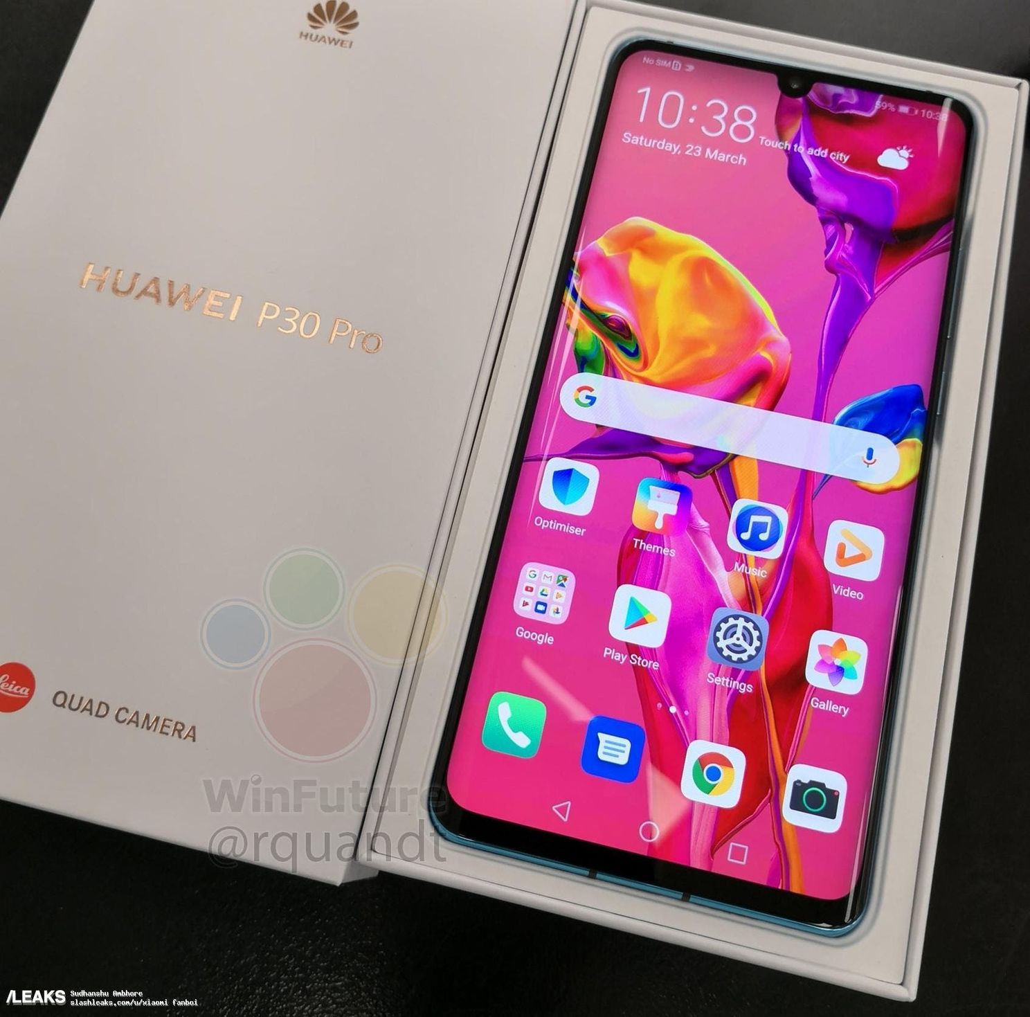 Leaked Huawei P30 Pro retail box confirms a few details