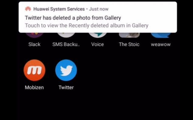 Some Huawei phones in China are automatically deleting Twitter downloaded images
