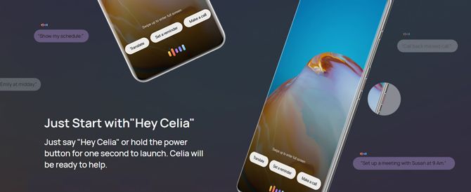 Huawei P40 series is getting Huawei's Celia voice assistant