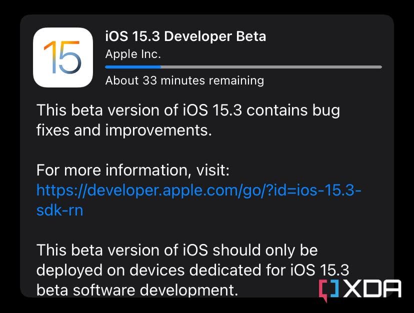 iOS 15.3 beta is rolling out with more bug fixes and improvements