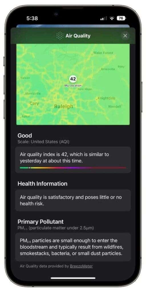 Apple iOS 16: Here are the new features of the Weather App