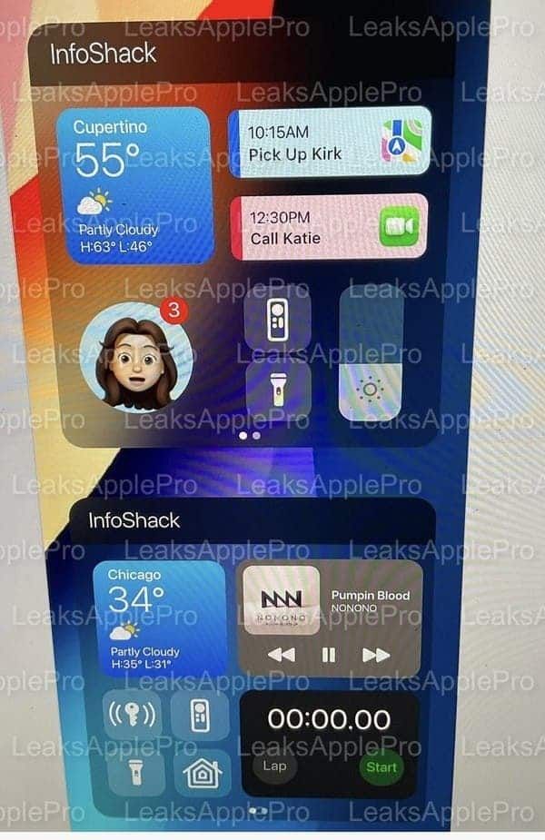 A more compact "InfoShack" widget is also in development