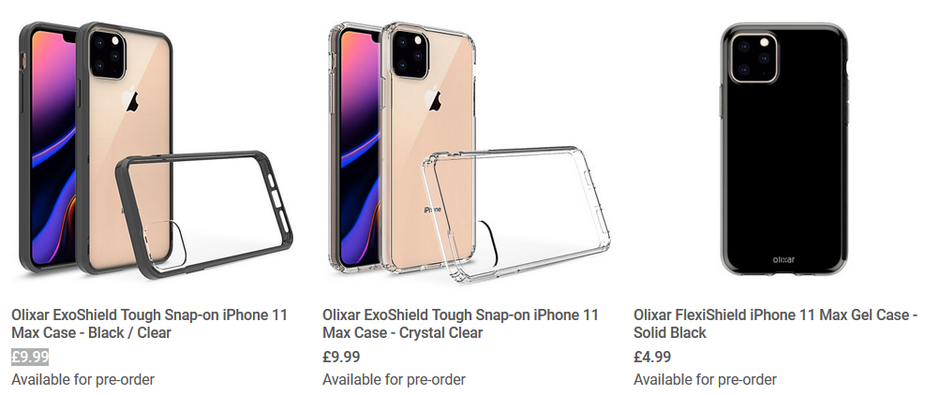iPhone 11 Max latest protective case exposure shows a round mute button and USB-C interface