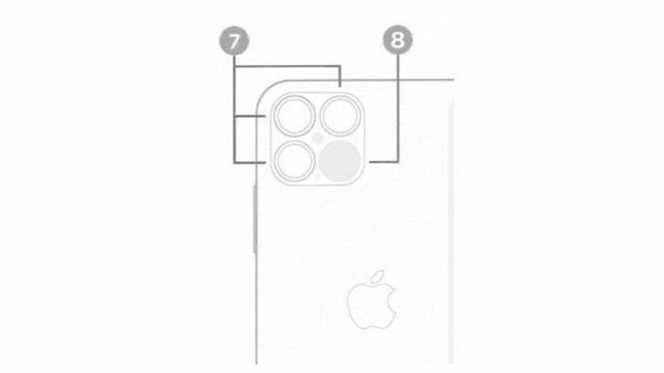 iPhone 12 Pro: leaked image shows the triple camera with LiDAR scanner