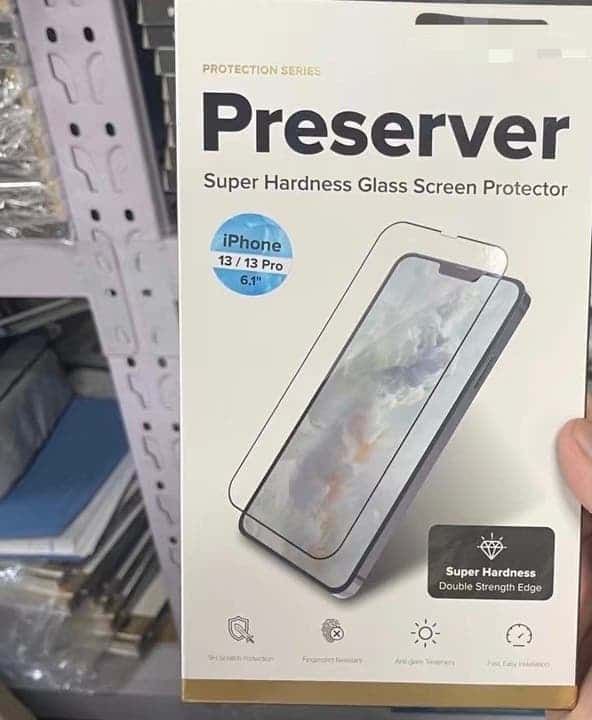 iPhone 13 / Pro tempered glass exposure - the notch is really small