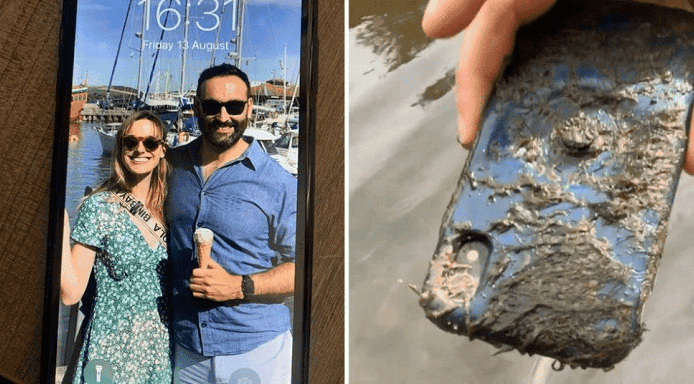 iPhone recovered 10 months after falling into the river - works normally