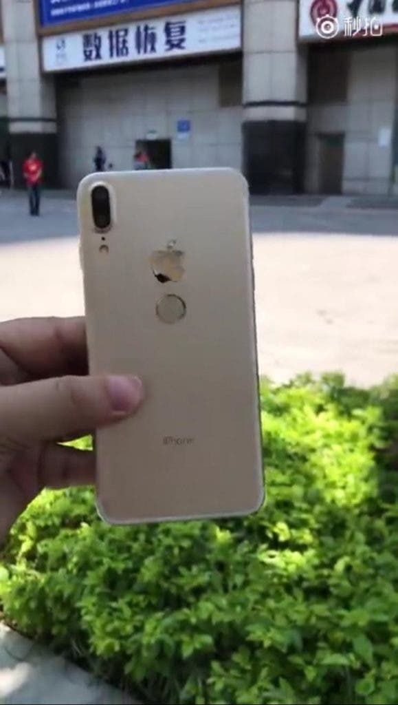 iPhone 8 clone appears with Infinity Display, looks... funny